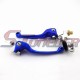 STONEDER Blue Alloy Folding Brake Clutch Handle Lever For Chinese Pit Dirt Bike XR CRF KLX SSR Taotao Lifan Thumpstar