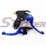 STONEDER Blue CNC Alloy Brake Clutch Lever For Chinese 50cc 70cc 110cc 125cc 140cc Pit Dirt Trail Bike Motorcycle CRF50 CRF70 Coolster