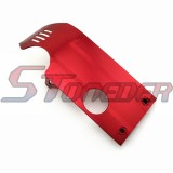 STONEDER Red Aluminum Engine Skid Plate For Chinese SDG Braaap Taotao Coolster Lifan YX KXL CRF50 Pit Dirt Bike Motorcycle