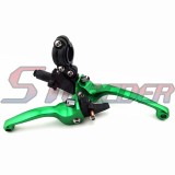 STONEDER Green CNC Alloy Folding Clutch Brake Handle Lever For Chinese 50cc 70cc 90cc 110cc 125cc Pit Dirt Bike Motorcycle CRF70 XR50