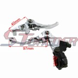 STONEDER Folding Brake Clutch Handle Lever For 50cc 70cc 90cc 110cc 125cc 140cc 150cc 160cc Chinese Pit Dirt Motor Bike Roketa Lifan YX SDG DHZ BSE Taotao