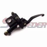 STONEDER Black Alloy Front Master Cylinder Hydranlic Right Handle Brake Lever For Pit Dirt Trail Motor Bike Motorcycle ATV Quad 4 Wheeler
