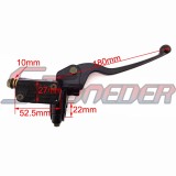 STONEDER Black Alloy Front Master Cylinder Hydranlic Right Handle Brake Lever For Pit Dirt Trail Motor Bike Motorcycle ATV Quad 4 Wheeler