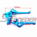 STONEDER Blue Handle Brake Clutch Levers For Chinese Pit Dirt Trail Motor Bike Motorcycle Motocross 50cc 90cc 110cc 125cc 150cc 160cc