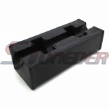 STONEDER Black Square Fat Pad For 1 1/8'' 28mm Oversize Handlebar Pit Dirt Motor Bike Motorcycle Motocross ATV Quad 4 Wheeler