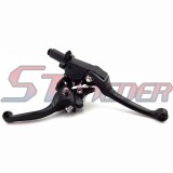 STONEDER Black CNC Alloy Folding Brake Clutch Handle Lever For Chinese Pit Dirt Trail Motor Bike Motorcycle BSE Apollo Kayo