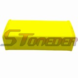 STONEDER Yellow Square Fat Pad For 1 1/8'' 28mm Oversize Handlebar Pit Dirt Motor Bike Motorcycle Motocross ATV Quad 4 Wheeler