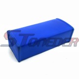 STONEDER Blue Square Fat Pad For 1 1/8'' 28mm Oversize Handlebar Pit Dirt Motor Bike Motorcycle Motocross ATV Quad 4 Wheeler
