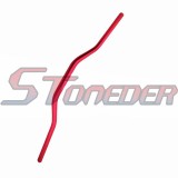 STONEDER Red 28mm 1 1/8'' Fat Handlebar For SDG Braaap Taotao Coolster Pit Dirt Motor Bike Motocross Motorcycle