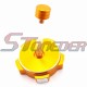 STONEDER Gold CNC Gas Fuel Tank Cover Cap For 50cc 70cc 90cc 110cc 125cc 140cc 150cc Chinese Pit Dirt Bike CRF50 CRF70