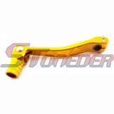 STONEDER Aluminum Gold 11mm Folding Gear Shifter Lever For 50cc 70cc 90cc 110cc 125cc 140cc 150cc 160cc Chinese Pit Dirt Bike