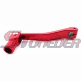 STONEDER Red 11mm Folding Gear Shifter Lever For 50cc 70cc 90cc 110cc 125cc 140cc 150cc 160cc Chinese Pit Dirt Bike Motorcycle SSR Lifan YX