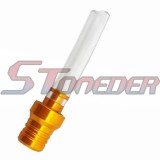 STONEDER Gold Gas Fuel Tank Cover Cap Vent Valve Breather Hose Tube For Pit Dirt Trail Motor Bike Motocross Motorcycle KLX SSR