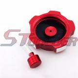 STONEDER Red CNC Gas Fuel Tank Cover Cap For Chinese 50cc 70cc 90cc 110cc 125cc 140cc 150cc 160cc Pit Dirt Bike Motorcycle Apollo SSR Lifan YX