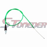 STONEDER 990mm Green Gas Throttle Cable For Chinese Pit Dirt Bike Motocross TTR SSR Thumpstar KLX110 XR CRF 50 70 Atomik Baja Motorcycle