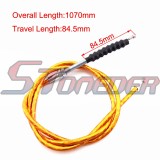 STONEDER 1070mm Gold Clutch Cable For Chinese Pit Dirt Bike Lifan YX SSR Thumpstar SDG DHZ YCF Coolster Baja CRF 50 70 KLX110 Motorcycle