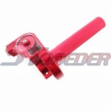 STONEDER Red Twist Throttle Handle Universal For 50cc 70cc 90cc 110cc 125cc 140cc 160cc 160cc 200cc 250cc Pit Dirt Trail Motor Bike Motorcycle KLX110 Thumpstar JCL