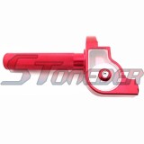 STONEDER Red Twist Throttle Handle Universal For 50cc 70cc 90cc 110cc 125cc 140cc 160cc 160cc 200cc 250cc Pit Dirt Trail Motor Bike Motorcycle KLX110 Thumpstar JCL