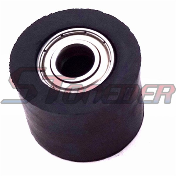 STONEDER Black Rubber 8mm Chain Roller Tensioner Pulley Guide For Chinese Pit Trail Motor Dirt Bike Motocross Motorcycle