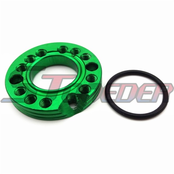 STONEDER Green CNC Alloy 28mm Carb Adjuster Carburetor Inlet Intake Manifold Spinner Plate Adaptor For Pit Monkey Dirt Bike Motorcycle