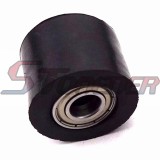 STONEDER Black Rubber 8mm Chain Roller Tensioner Pulley Guide For Chinese Pit Trail Motor Dirt Bike Motocross Motorcycle