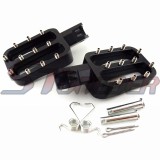 STONEDER Black Footpegs Foot Rest For Chinese 50cc 70cc 90cc 110cc 125cc 140cc 150cc 160cc Pit Dirt Bike Thumpstar XR CRF 50 70 SSR TTR SDG Lifan YX Kayo Motorcycle