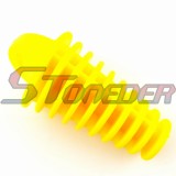 STONEDER Yellow Muffler Exhaust Wash Plug Bung Clearner For Pit Dirt Bike ATV Motorcycle Go Kart Scooter Moped UTV