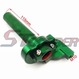 STONEDER Green CNC Alloy Twist Throttle Control Handle For Lifan BSE Kayo Atomik Thumpstar SSR GPX KLX Pit Dirt Bike Motorcycle