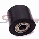 STONEDER Rubber 10mm Chain Tensioner Pulley Roller Guide For Chinese Motorcycle Pit Dirt Bike Motocross SSR Thumpstar YCF SDG