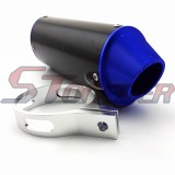 STONEDER Blue 38mm Exhaust Muffler For 50cc 110cc 125cc 150cc 160cc Atomik TTR SSR XR CRF KLX Thumpstar Pit Dirt Bike Motorcycle