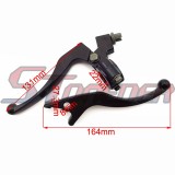 STONEDER Black Alloy Handle Brake Clutch Levers For Pit Trail Dirt Bike Motorcycle CRF KLX TTR YCF GPX SSR Thumpstar Lifan YX Kayo BSE