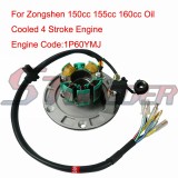 STONEDER Magneto Stator For Zongshen 150cc 155cc 160cc Oil Cooled 4 Stroke Engine