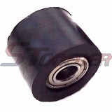STONEDER Black Rubber 8mm Chain Roller Tensioner Pulley Guide For Chinese Pit Trail Motor Dirt Bike Motocross Motorcycle