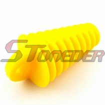 STONEDER Yellow Muffler Exhaust Wash Plug Bung Clearner For Pit Dirt Bike ATV Motorcycle Go Kart Scooter Moped UTV