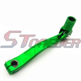 STONEDER Green CNC Gear Shifter Lever For Lifan YX Zongshen Engine KLX SSR CRF Pit Dirt Bike Motorcycle 50cc 70cc 90cc 110cc 125cc 140cc 150cc 160cc