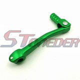 STONEDER Green 11mm Folding Gear Shifter Lever For 50cc 70cc 90cc 110cc 125cc 140cc 150cc 160cc Lifan YX Zongshen Pit Dirt Motor Bike Motorcycle