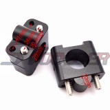 STONEDER Black Alloy Handle Bar Clamp Riser Taper Mount For 1 1/8'' 28mm Handlebar Pit Dirt Bike Motorcycle MX Motocross ATV Quad 4 Wheeler