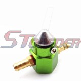STONEDER Green 1/4'' 6mm Gas Petrol Fuel Tank Tap Inline Petcock Valve Switch For Pit Dirt Bike Motorcycle ATV Quad  4 Wheeler