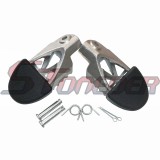 STONEDER Stainless Footpegs Foot Rest For Chinese 50cc 70cc 90cc 110cc 125cc 140cc 150cc 160cc Pit Dirt Bike CRF50 SSR YCF SDG Braaap Taotao Lifan YX