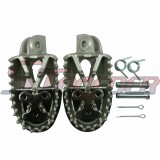 STONEDER Stainless Footpegs Foot Rest For Chinese 50cc 70cc 90cc 110cc 125cc 140cc 150cc 160cc Pit Dirt Bike CRF50 SSR YCF SDG Braaap Taotao Lifan YX