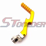 STONEDER Aluminum 13mm Gold Kick Starter Lever For Lifan YX Zongshen 50cc 70cc 90cc 110cc 125cc 140cc 150 160cc XR50 CRF50 KLX SSR Thumpstar Chinese Pit Dirt Bike Motorcycle