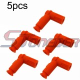 STONEDER Orange Soft Ignition Coil Spark Plug Cap Cover For 50cc 70cc 90cc 110cc 125cc 140cc 150cc 160cc 200cc 250cc Pit Dirt Bike ATV Quad Buggy Go Kart Moped Scooter