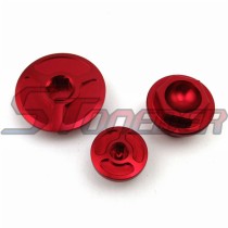 STONEDER Red CNC Engine Timing Oil Filter Plugs For XR250 Baja Motard TRX400EX TRX450R/ER CRF150R CRF250R CRF450R CRF450X