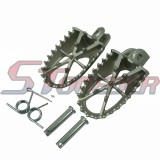 STONEDER Stainless Footpegs Foot Rest For Chinese 50cc 70cc 90cc 110cc 125cc 140cc 150cc 160cc Pit Dirt Bike CRF50 SSR YCF SDG Braaap Taotao Lifan YX