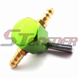 STONEDER Green 1/4'' 6mm Gas Petrol Fuel Tank Tap Inline Petcock Valve Switch For Pit Dirt Bike Motorcycle ATV Quad  4 Wheeler