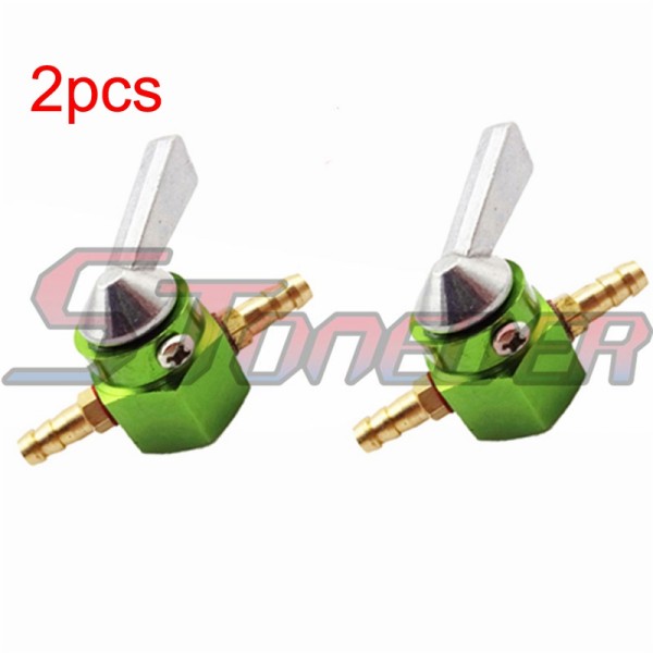 STONEDER Green 1/4'' 6mm Gas Petrol Fuel Tank Tap Inline Petcock Valve Switch For Pit Dirt Bike Motorcycle ATV Quad  4 Wheeler