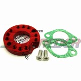 STONEDER Red 26mm CNC Aluminum Carburetor Manifold Spinner Plate Adaptor For Monkey Dax Pit Dirt Bike ATV Quad 4 Wheeler