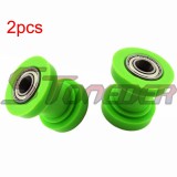 STONEDER 10mm Green Pulley Tensioner Chain Roller Guide For Chinese Pit Dirt Bike Motorcycle CRF50 XR50 KLX110 SSR Thumpstar Kayo