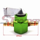STONEDER Green 1/4'' 6mm Gas Petrol Fuel Tank Tap Inline Petcock Valve Switch For Pit Dirt Bike Motorcycle ATV Quad  4 Wheeler