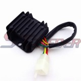 STONEDER 4 Wire Pins Male Plug Voltage Regulator Rectifier For ATV Quad GY6 Scooter Moped Dirt Pit Motor Bike Motorycycle